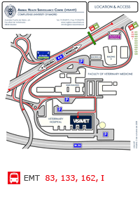 Map of access to VISAVET