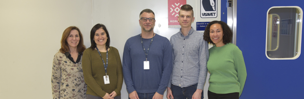 Joann Börjesson, Tomas Jinnerot, Celeste Matos at VISAVET Center of Complutense University