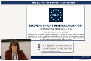 Lucía de Juan Ferrée VIII Workshop EU-RL for Bovine Tuberculosis