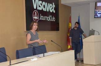 Lucía de Juan presenta el nuevo VISAVET Journal Club