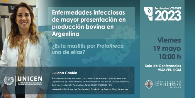 Juliana Canton. Most frequent infectious diseases in bovine production in Argentina