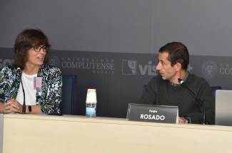 Pedro Rosado (Comisión Europea) y Lucía de Juan (EURL for BTB)