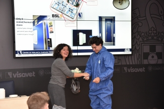 Jornada de Puertas Abiertas IES Profesor Máximo Trueba visita VISAVET-UCM