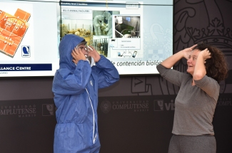 Jornada de Puertas Abiertas IES Profesor Máximo Trueba visita VISAVET-UCM