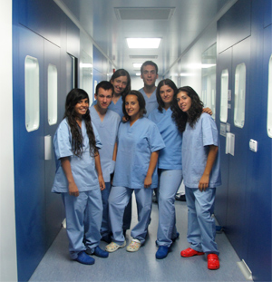 Students in VISAVET NCB3-Lab 
