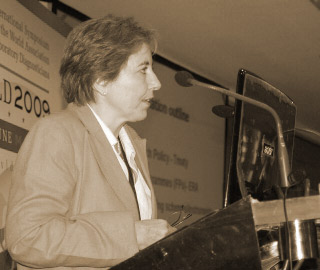 Isabel durante 14th International Symposium for the World Association of Veterinary Laboratory Diagnosticians (WALD2009)